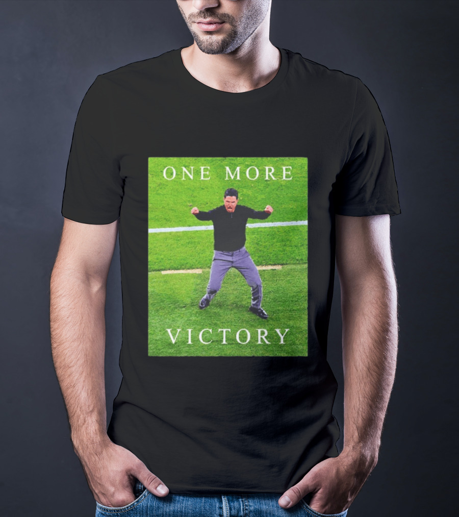 Arsenal Mikel Arteta One More Victory Celebration T-Shirt
