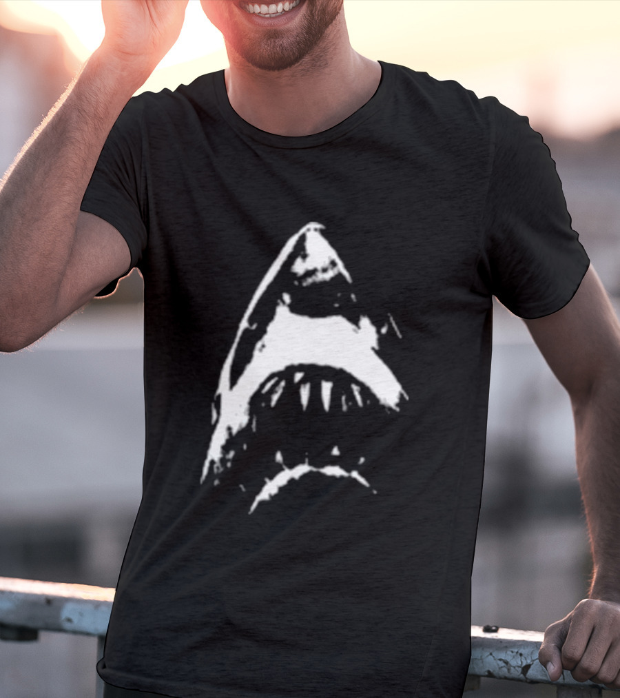 Out Of Time Studio Jaws Terror Promo Shark Teeth T-Shirt