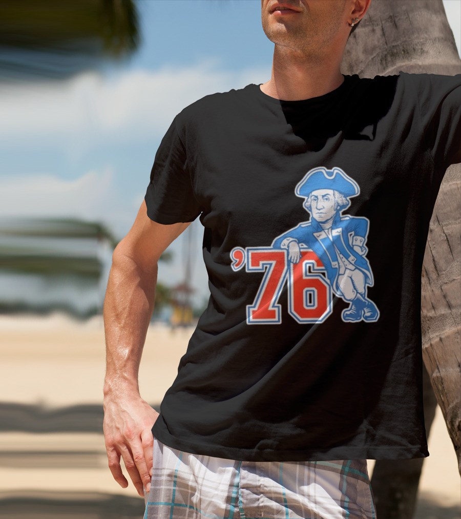 George Washington Bicentennial 1776 1976 Retro Style Patriot T-Shirt