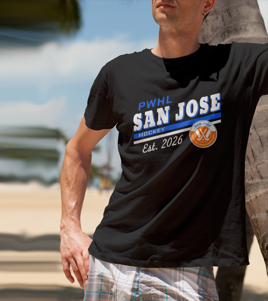 PWHL San Jose Hockey Est 2026 Women's Team T-Shirt