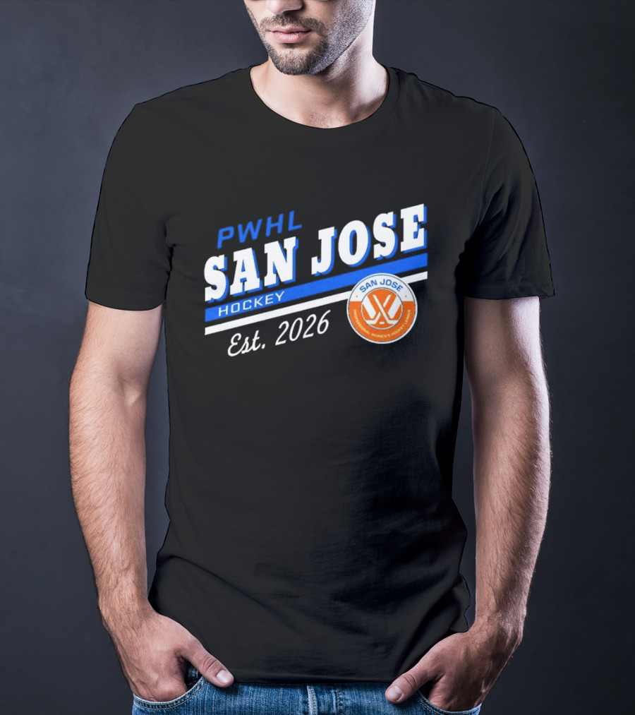 PWHL San Jose Hockey Est 2026 Women's Team T-Shirt