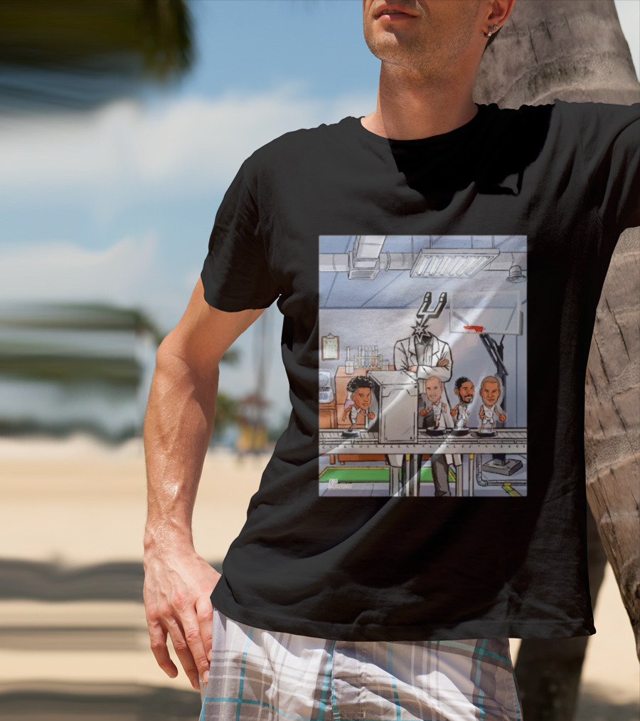 San Antonio Spurs Factory Laboratory Producing Star Players T-Shirt