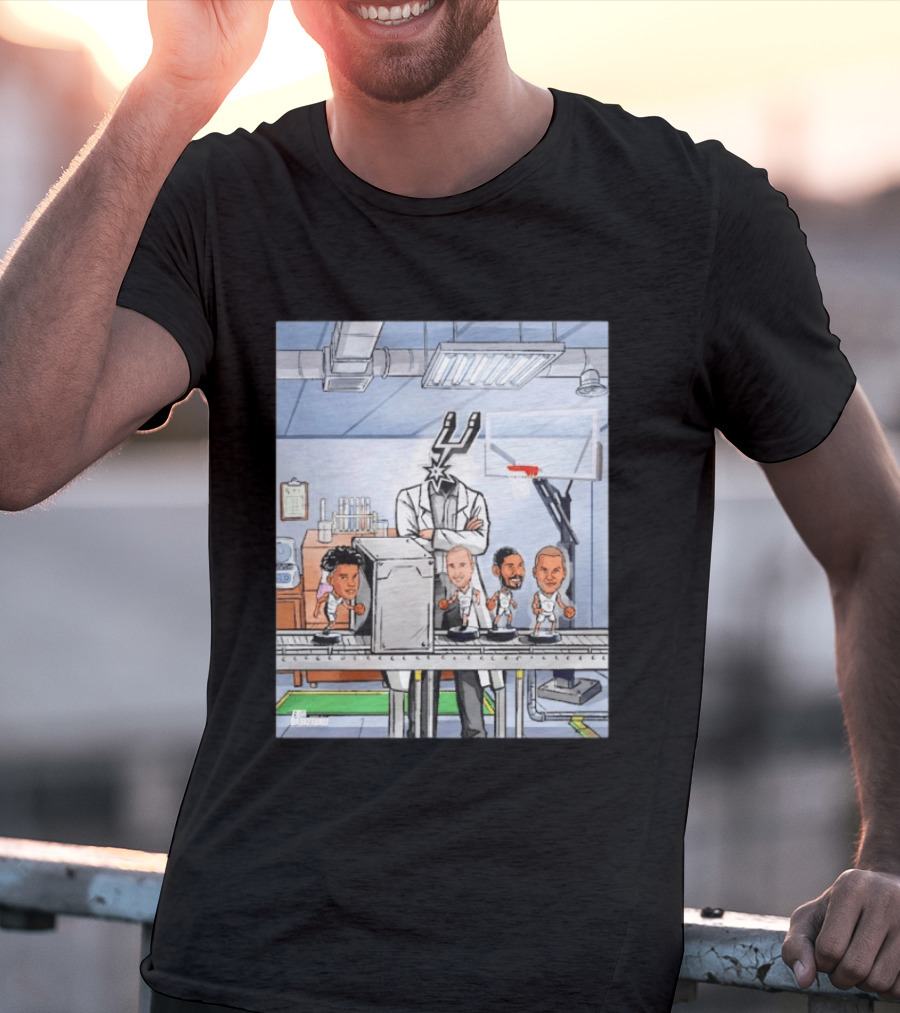 San Antonio Spurs Factory Laboratory Producing Star Players T-Shirt