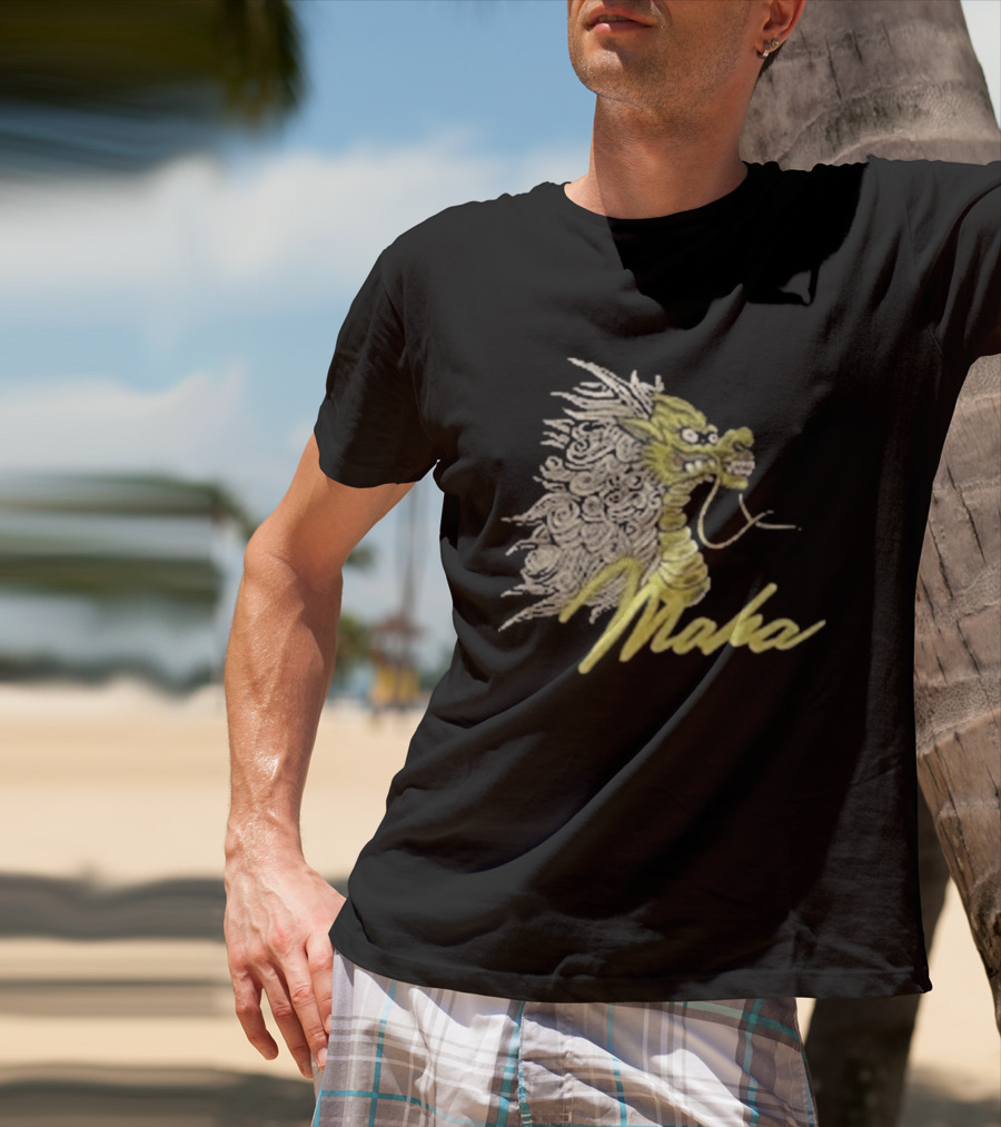 Shelflife Maharishi Year Of The Fire Dragon Motif Make T-Shirt