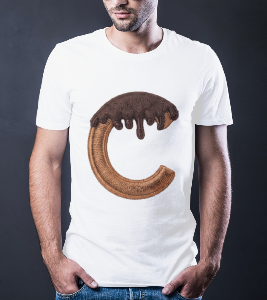 2026 Cubs Chocolate Dipped C Embroidery T-Shirt