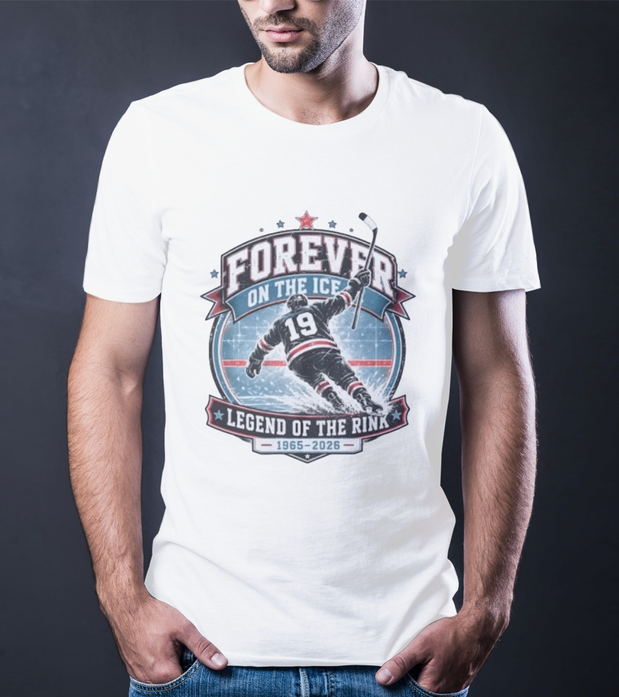Forever On The Ice Legend Of The Rink 19 1965 2026 T-Shirt
