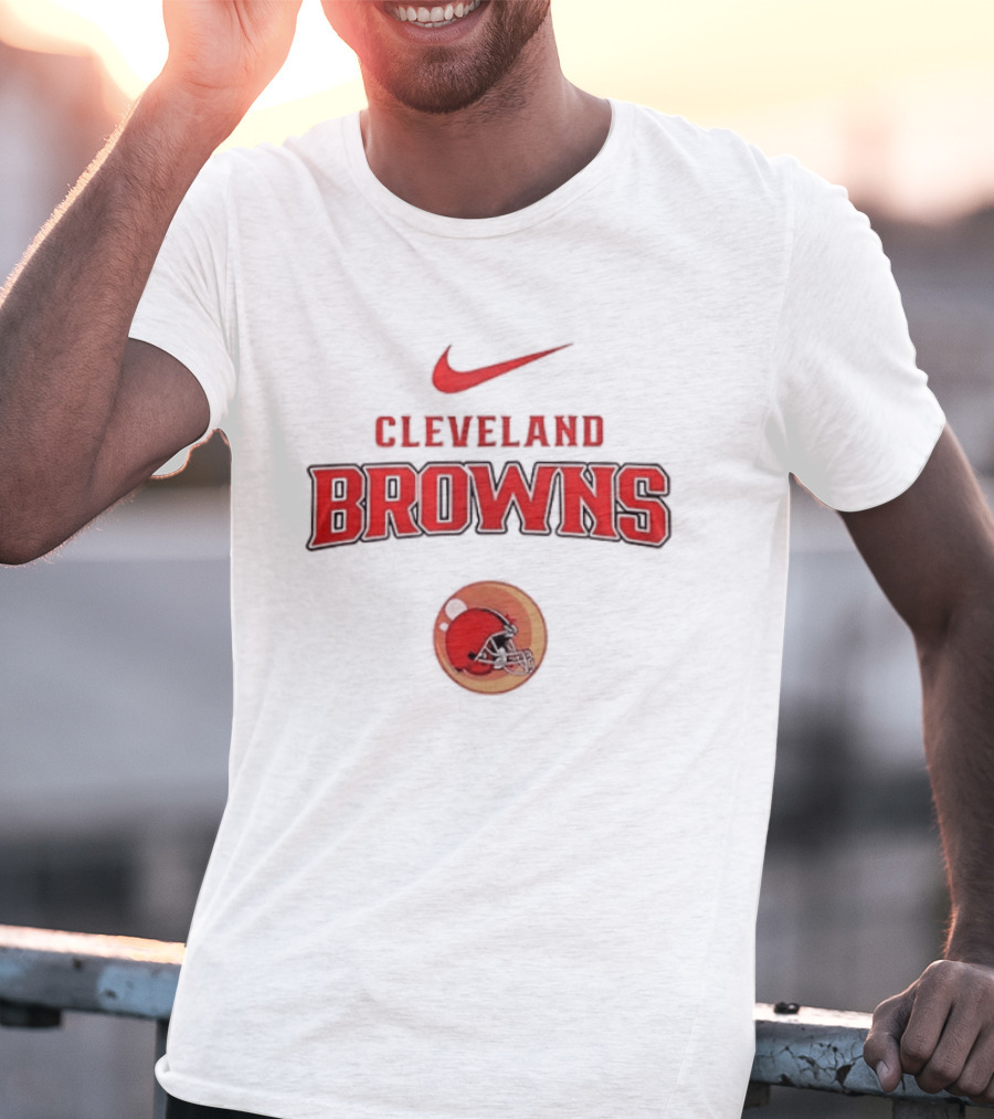 Cleveland Browns Nike Goku Dragon Ball Z Two Sided T-Shirt
