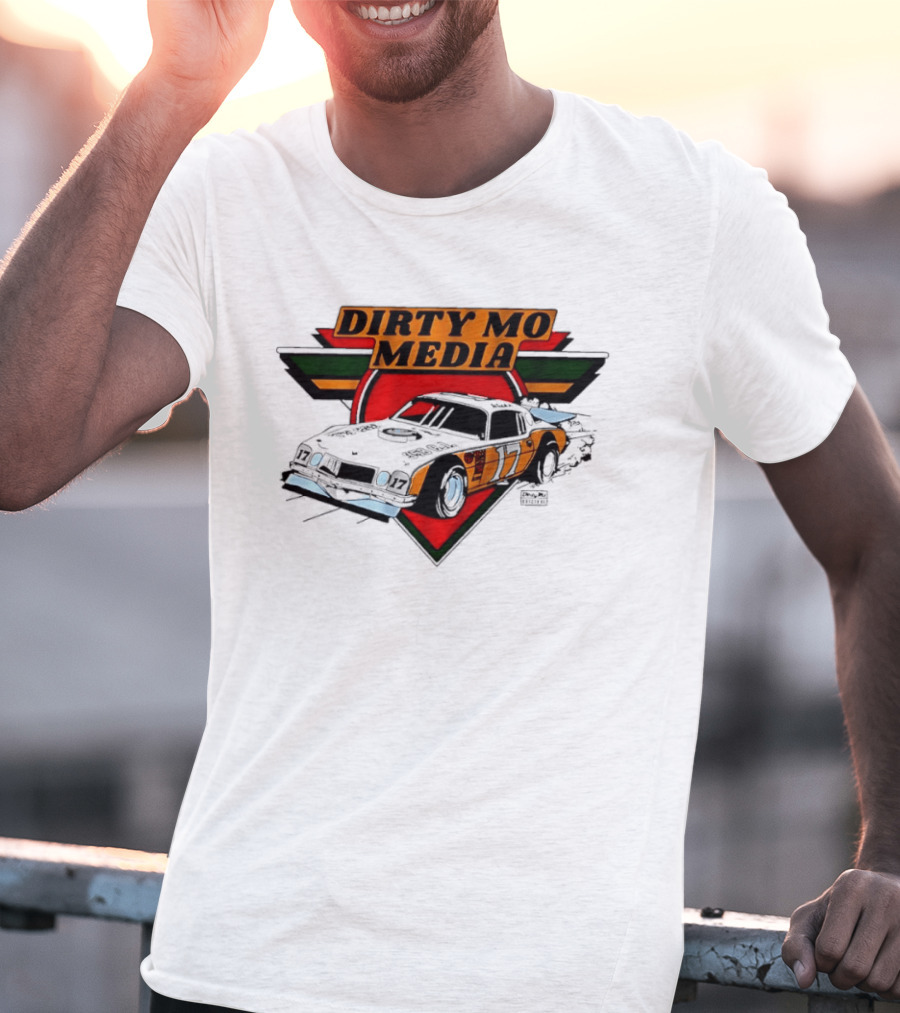 Dirty Mo Media NASCAR Stock Car Dale Earnhardt Jr. Original 17 350 CI T-Shirt