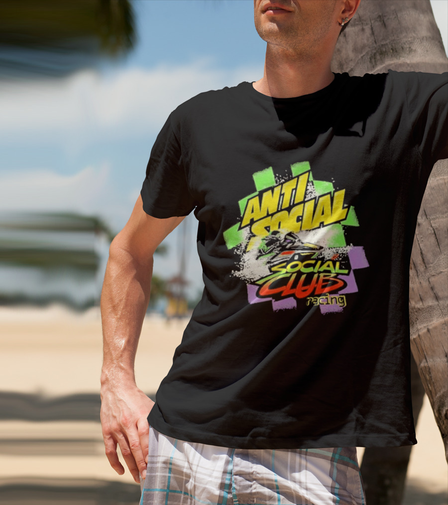 Anti Social Social Club Racing Arctic Snowmobile T-Shirt