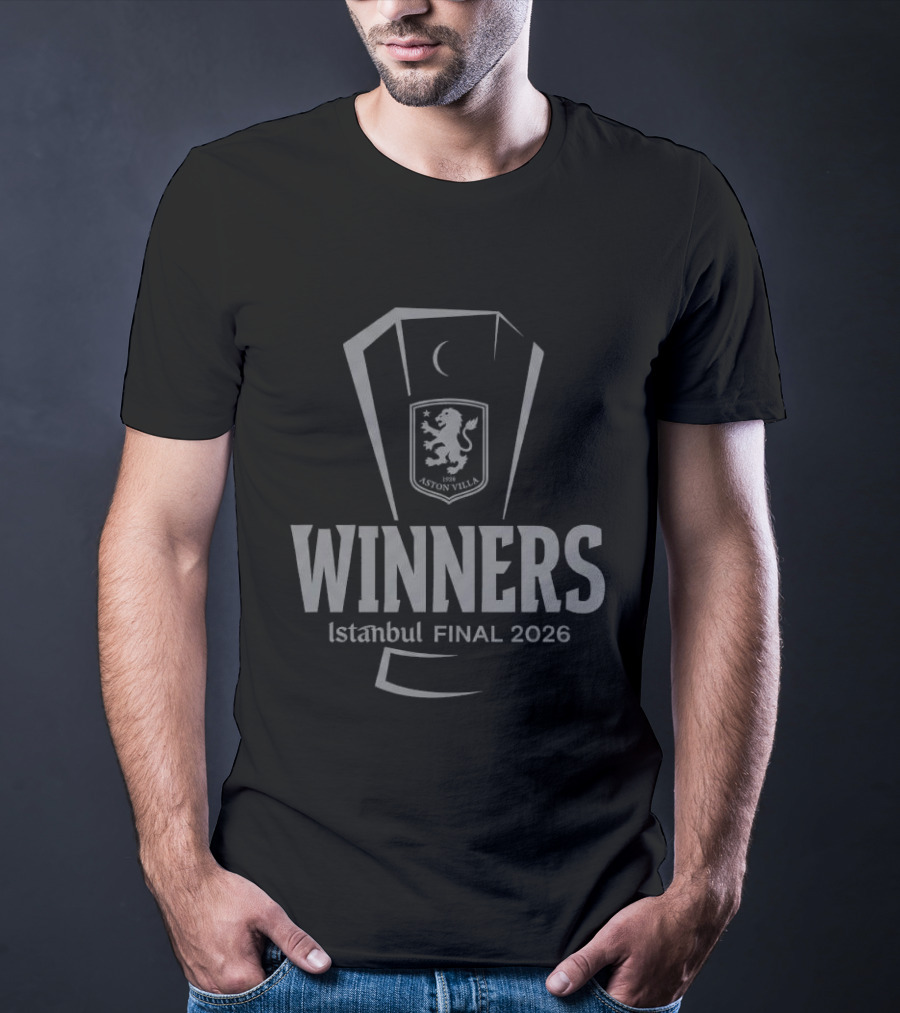 Aston Villa UEFA Europa League Winners Istanbul Final 2026 T-Shirt