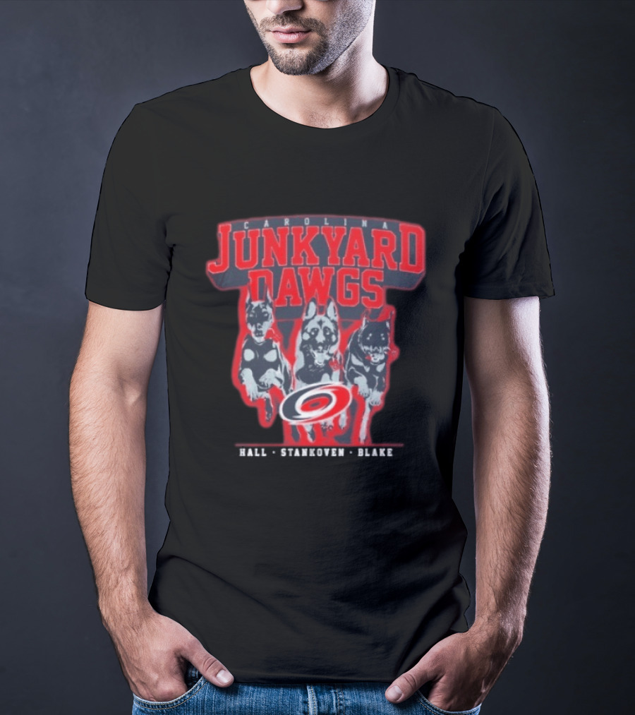 Carolina Junkyard Dawgs Hall Stankoven Blake Hurricanes T-Shirt