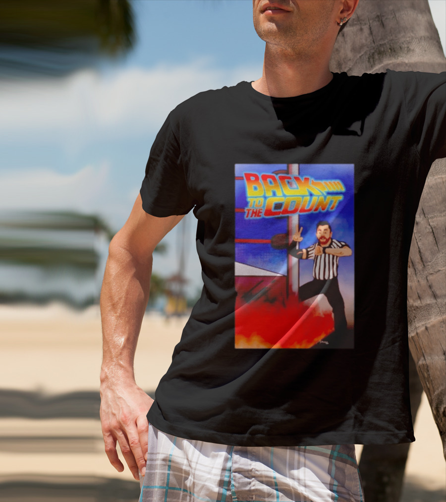 Daniel Spencer Back To The Count Wrestling Referee Nostalgia T-Shirt