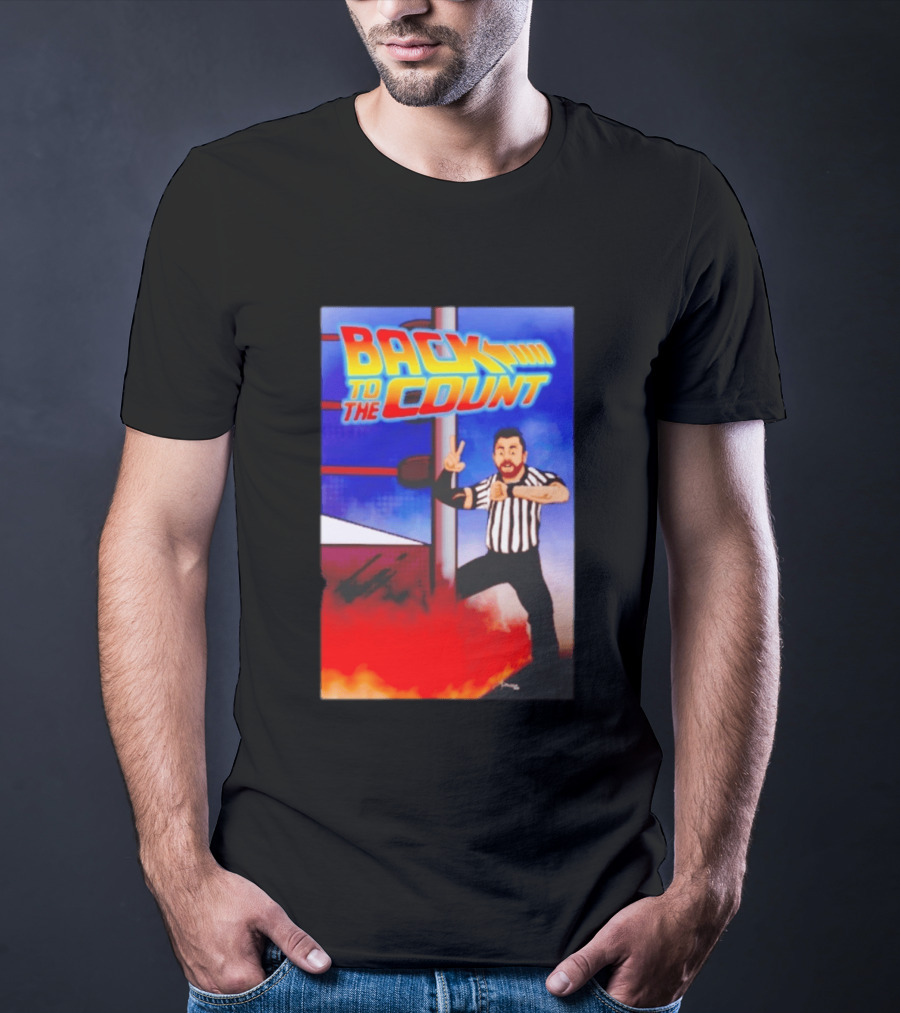 Daniel Spencer Back To The Count Wrestling Referee Nostalgia T-Shirt