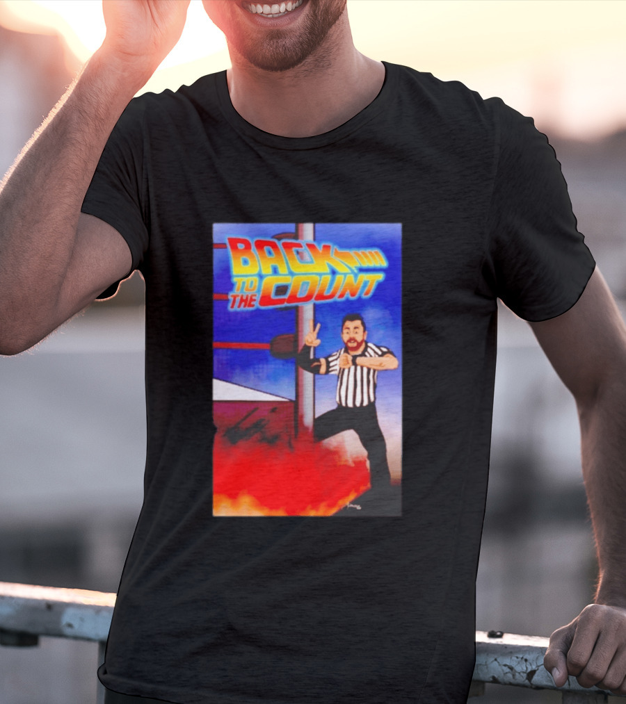 Daniel Spencer Back To The Count Wrestling Referee Nostalgia T-Shirt