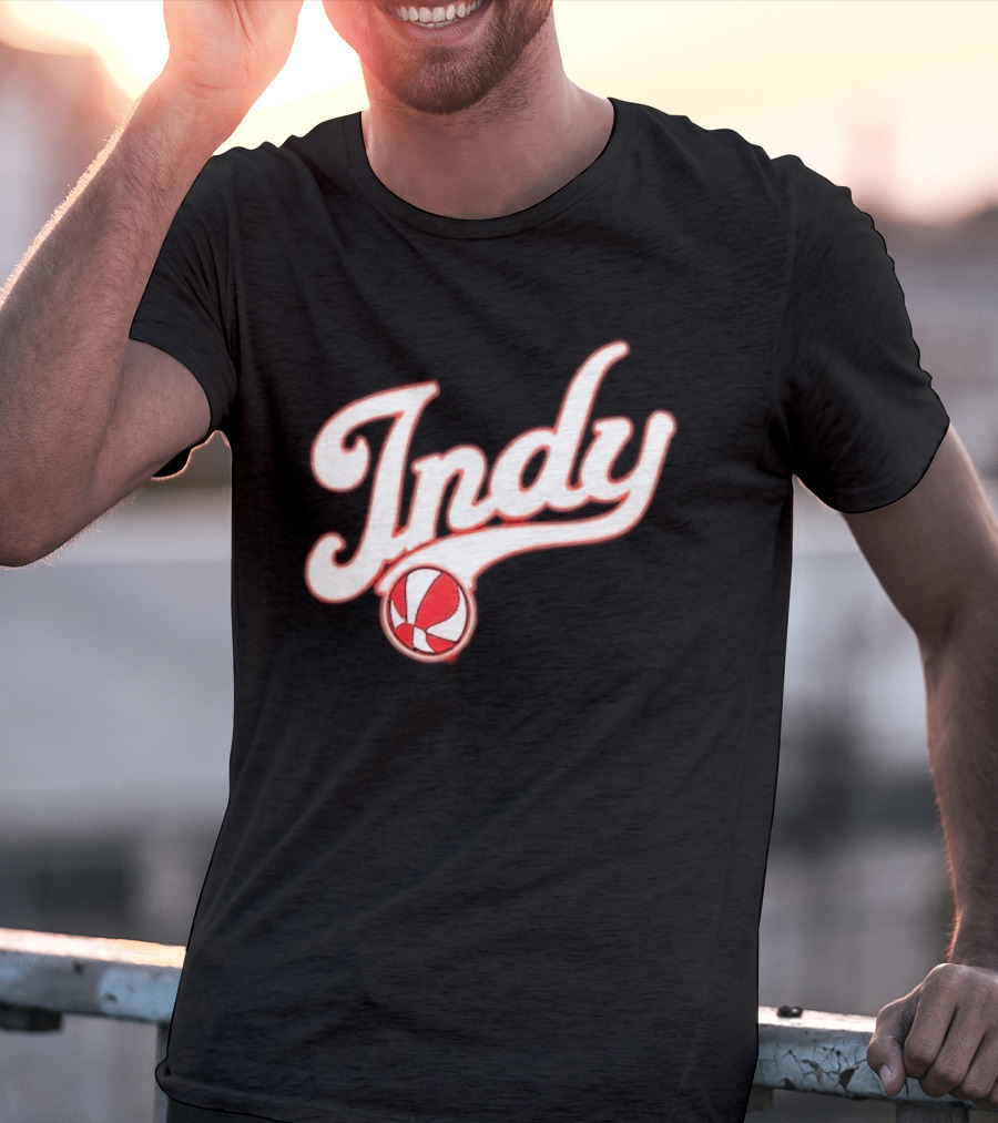 Indy Baseball Red 2023 Casual Classic Sports Style Retro Look T-Shirt