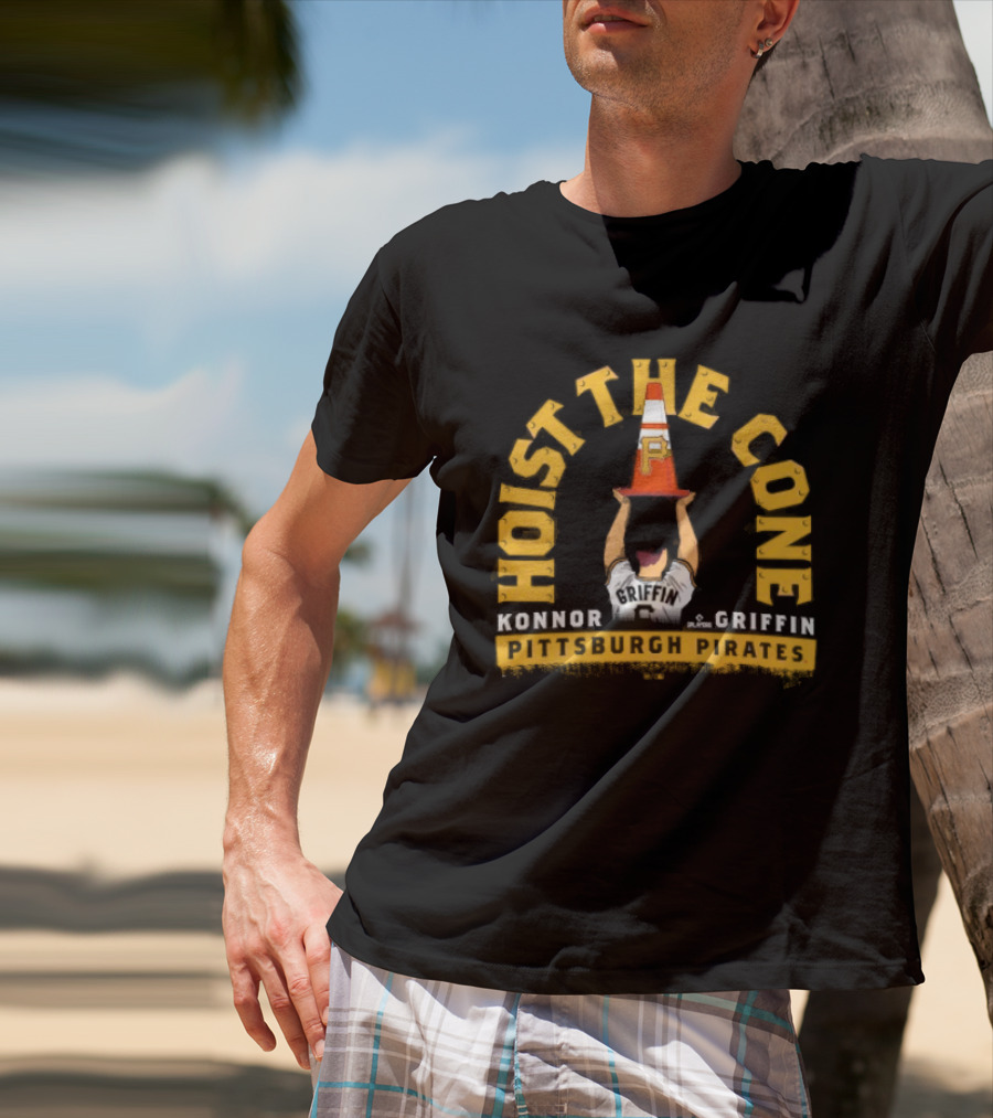 Pittsburgh Pirates Konnor Griffin Hoist The Cone MLB Baseball T-Shirt