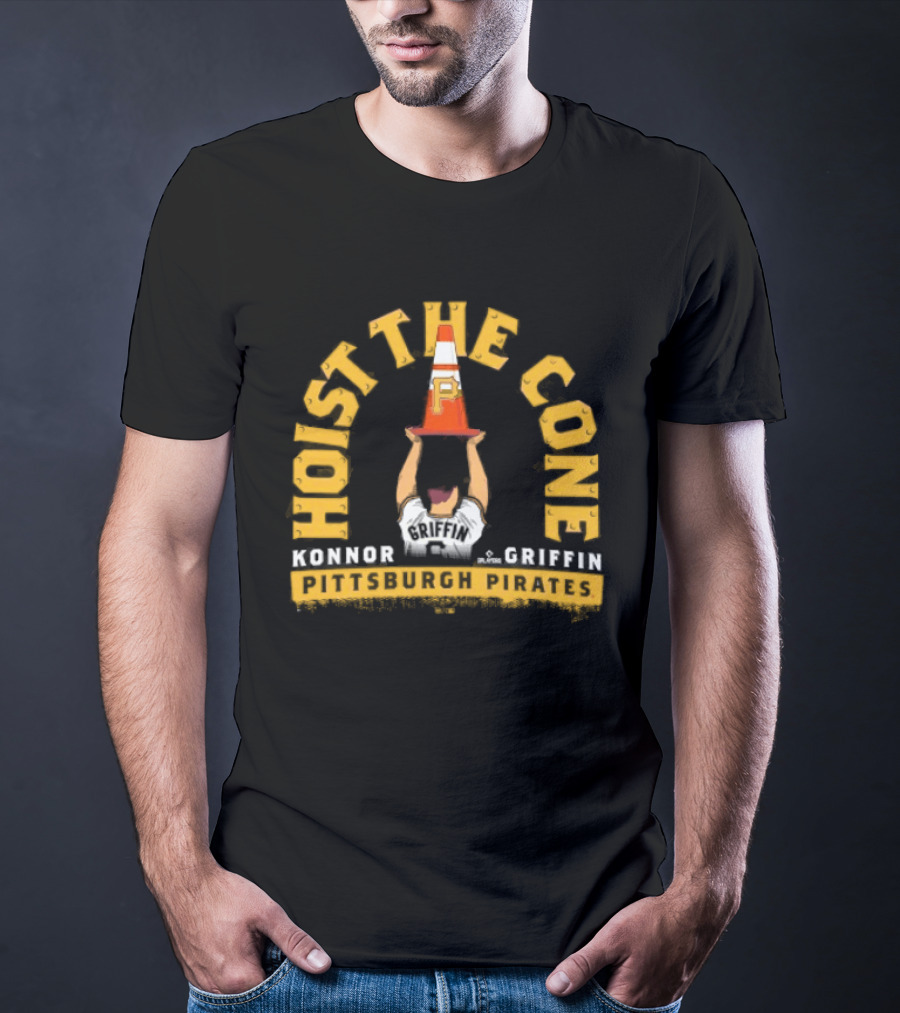 Pittsburgh Pirates Konnor Griffin Hoist The Cone MLB Baseball T-Shirt