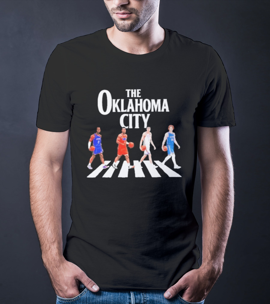 The Oklahoma City Players Abbey Road Basketball T-Shirt