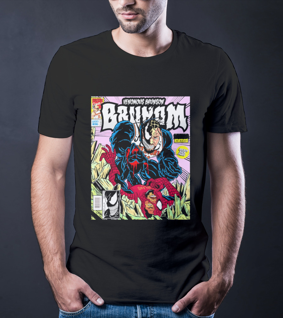 Venomous Brunson Lethal Protector Comic Cover New York Knicks T-Shirt