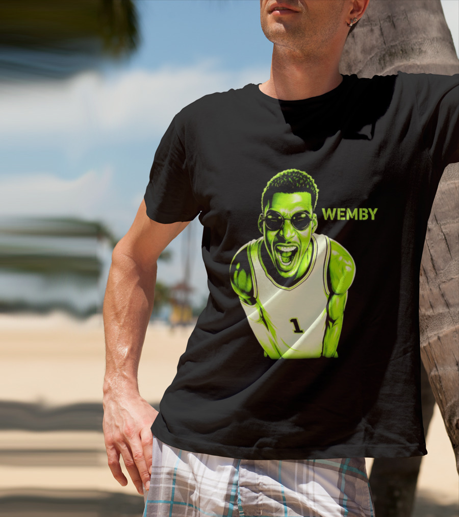 Victor Wembanyama Wemby San Antonio Spurs Alien Basketball Player 1 T-Shirt