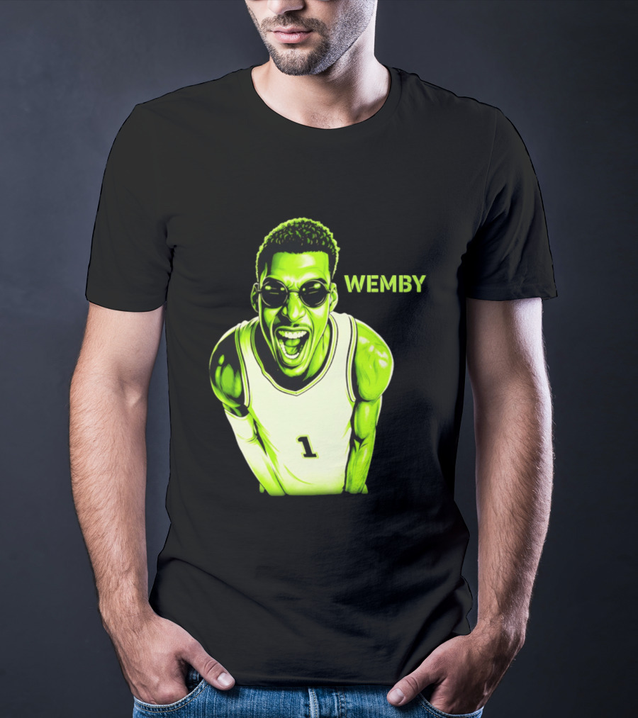 Victor Wembanyama Wemby San Antonio Spurs Alien Basketball Player 1 T-Shirt