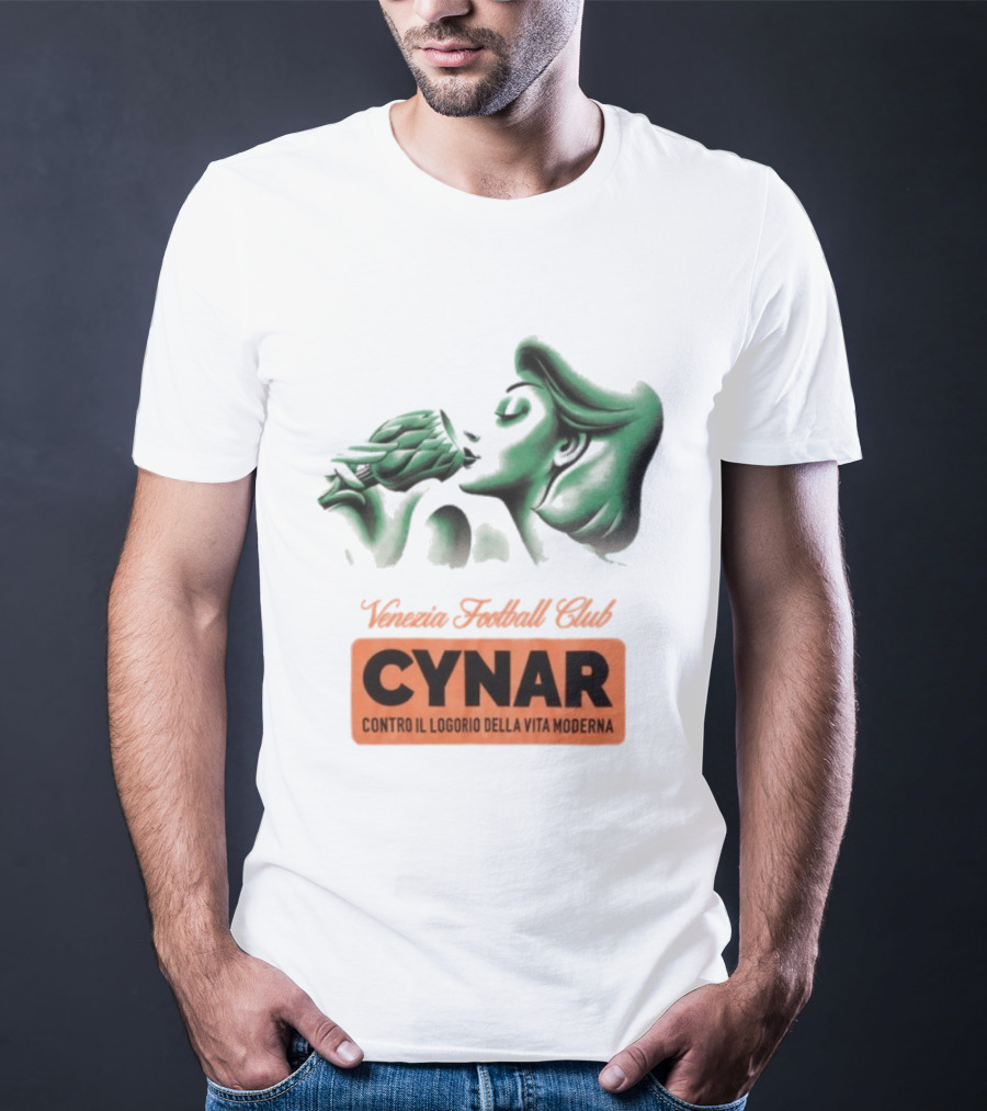 Venezia Football Club Cynar Contro Il Logorio Della Vita Moderna Artichoke Head T-Shirt
