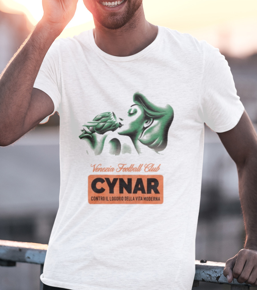 Venezia Football Club Cynar Contro Il Logorio Della Vita Moderna Artichoke Head T-Shirt