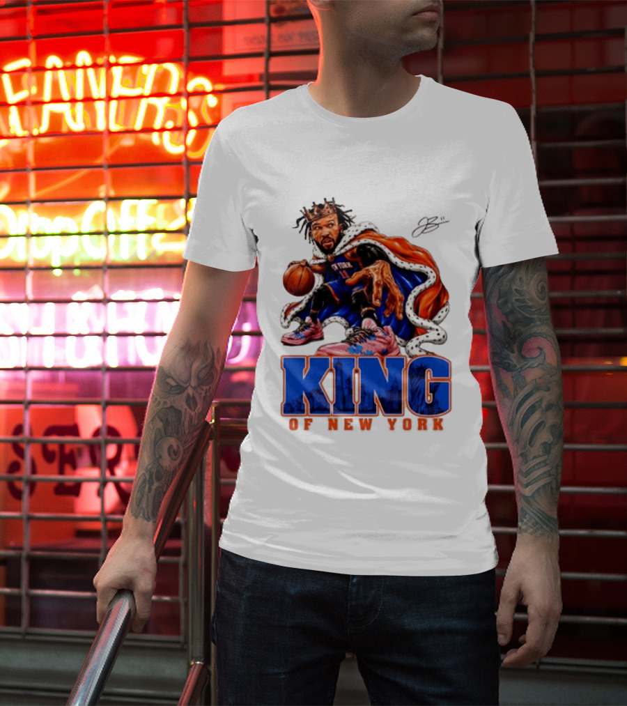Jalen Brunson 2026 King Of New York Knicks NBA Basketball T-Shirt
