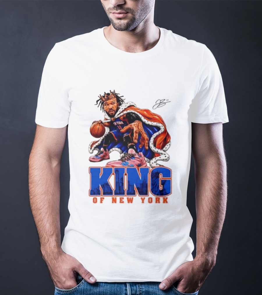 Jalen Brunson 2026 King Of New York Knicks NBA Basketball T-Shirt