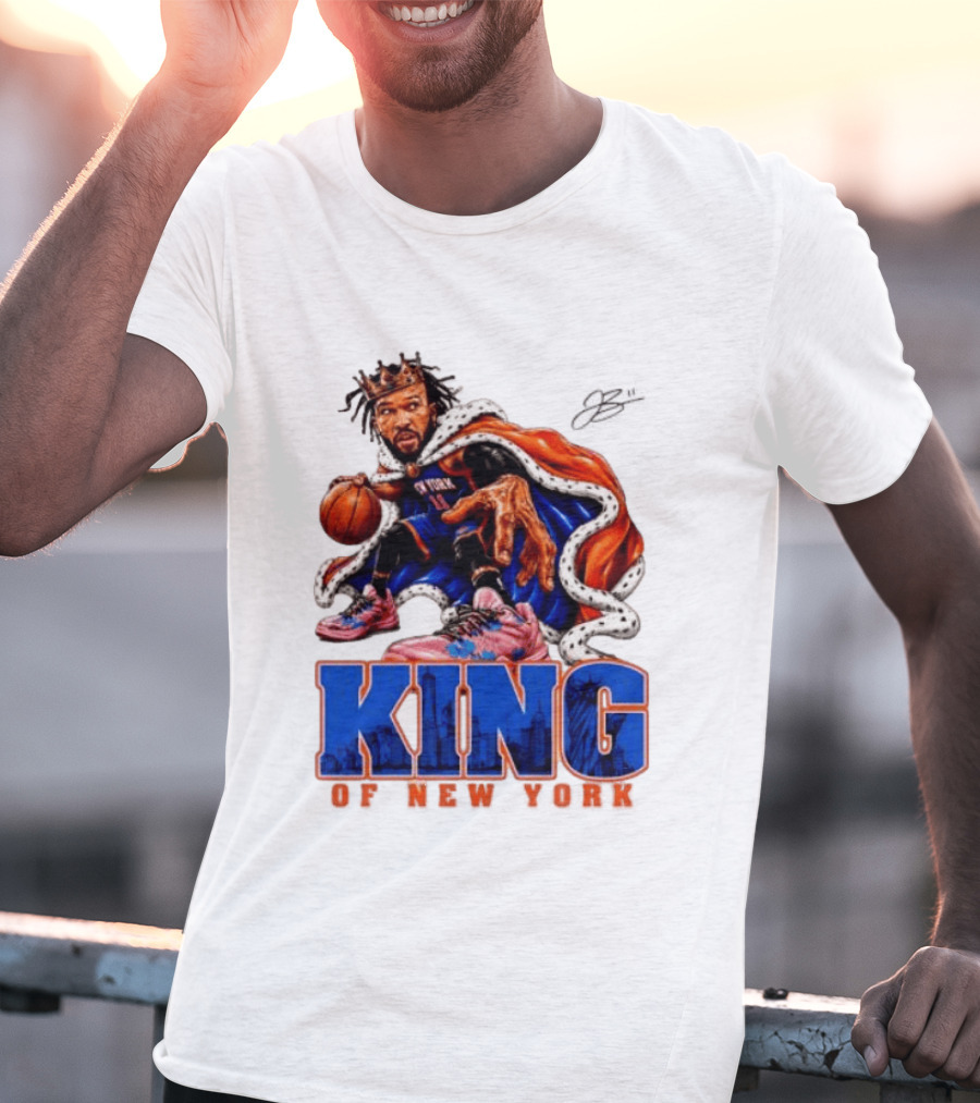 Jalen Brunson 2026 King Of New York Knicks NBA Basketball T-Shirt