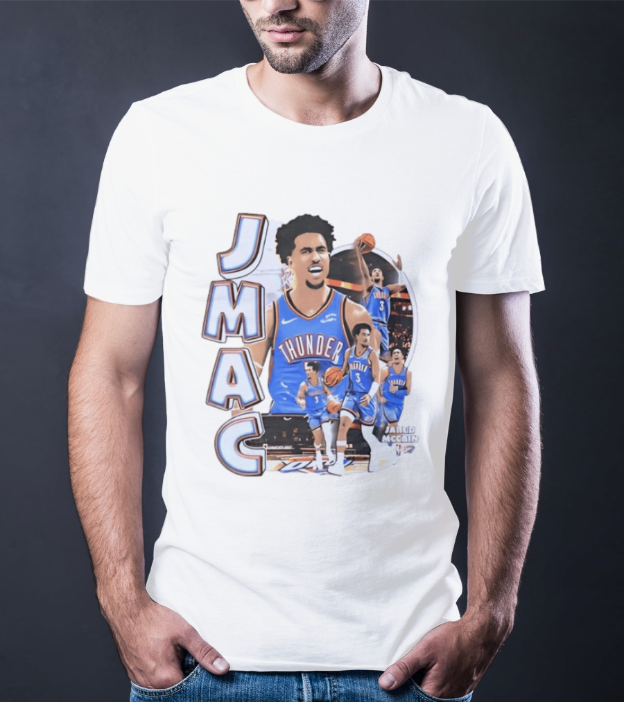 Jared McCain J MAC Oklahoma City Thunder NBA T-Shirt