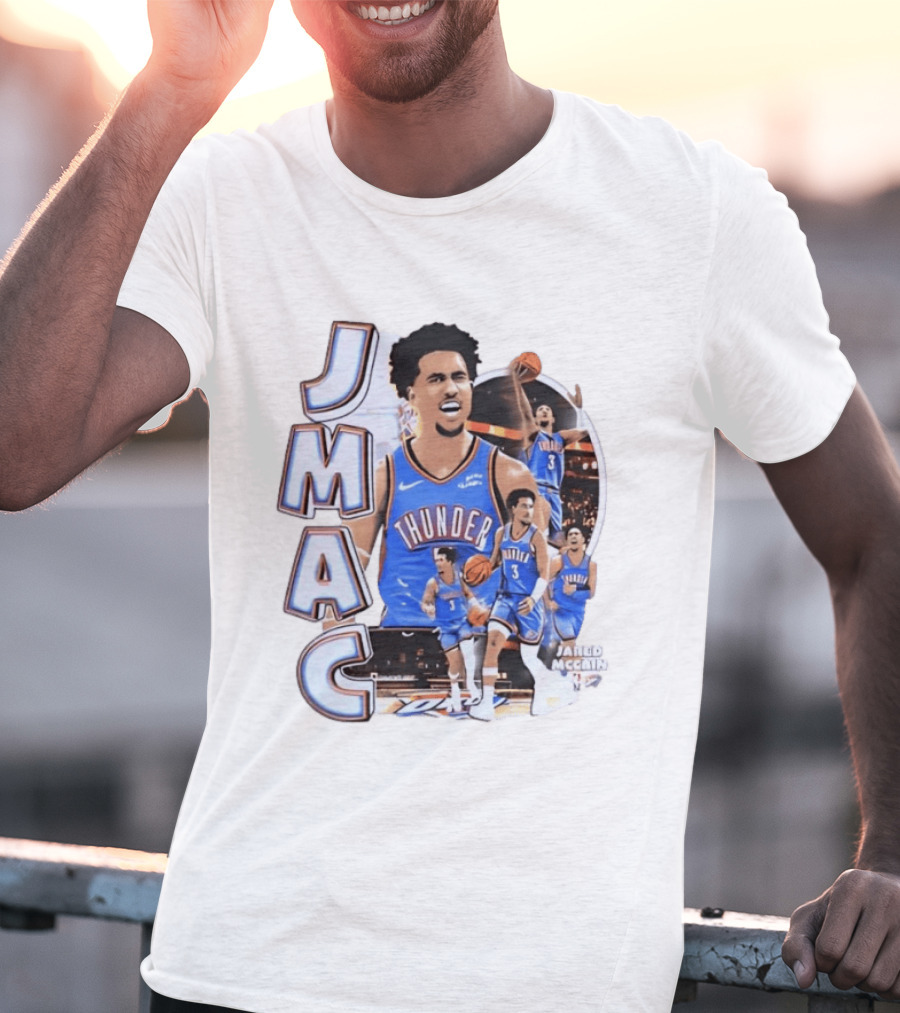 Jared McCain J MAC Oklahoma City Thunder NBA T-Shirt