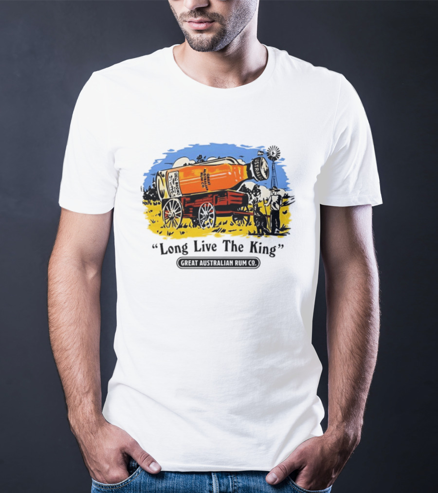 Long Live The King Sriracha Hot Sauce Australia Country T-Shirt