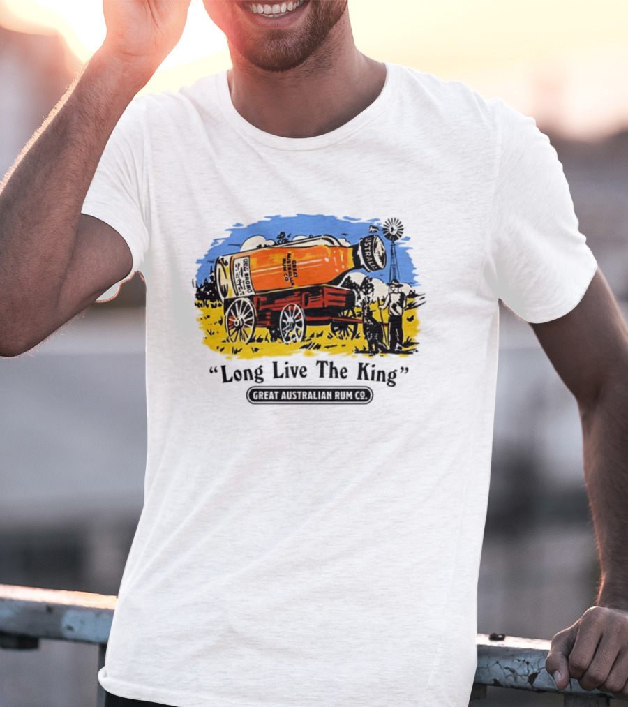Long Live The King Sriracha Hot Sauce Australia Country T-Shirt