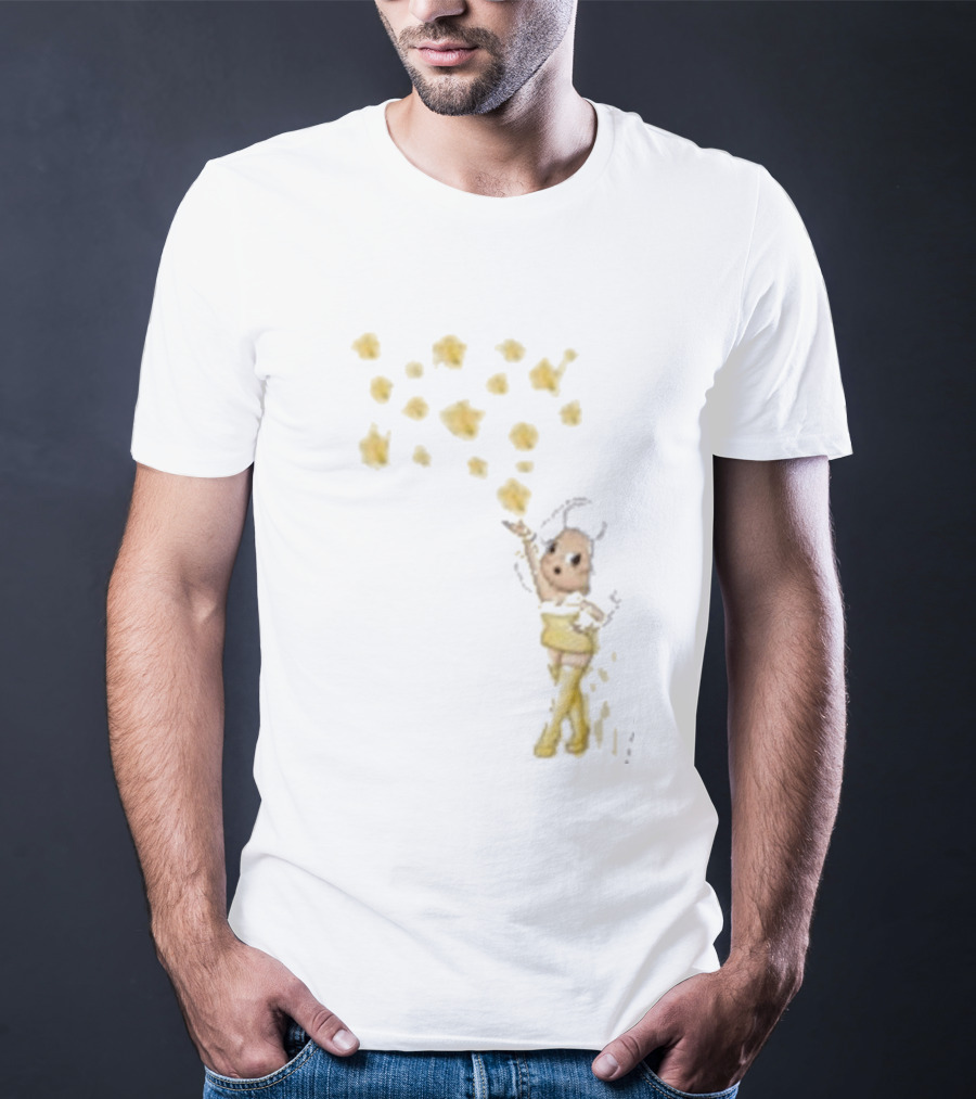 Mainfactor Xoxo Your All Star Cheerful Character With Yellow Confetti T-Shirt