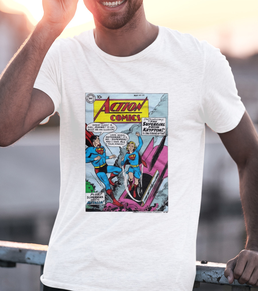 Action Comics 252 Superman Meets Supergirl From Krypton DC Comics 1959 T-Shirt