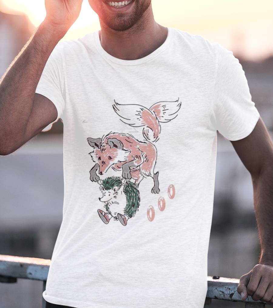 Tails Miles Prower Flying Golden Rings Video Game T-Shirt