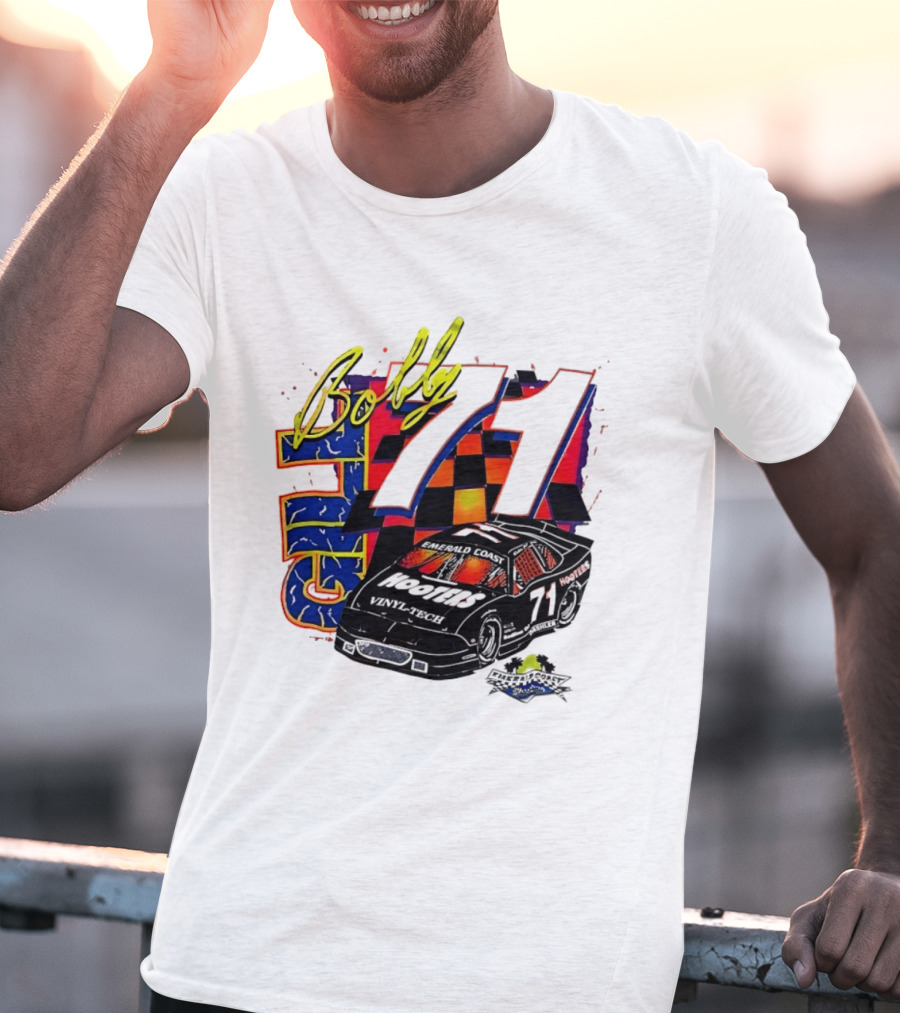 Bobby Allison 71 Hooters NASCAR Sarasota Florida 1959 Racing Car T-Shirt
