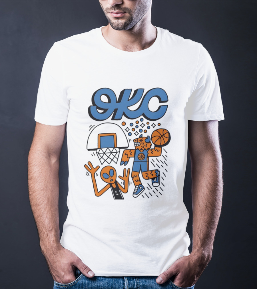 OKC Thunder Rumble Dunk Basketball T-Shirt