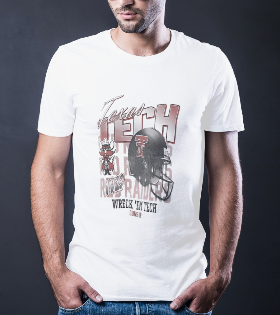 Texas Tech Red Raiders Raider Red Wreck Em Tech Since 1923 T-Shirt