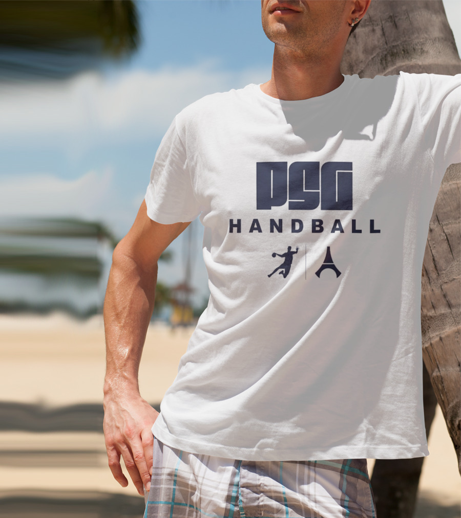 PSG Handball Paris France Eiffel Tower Player T-Shirt