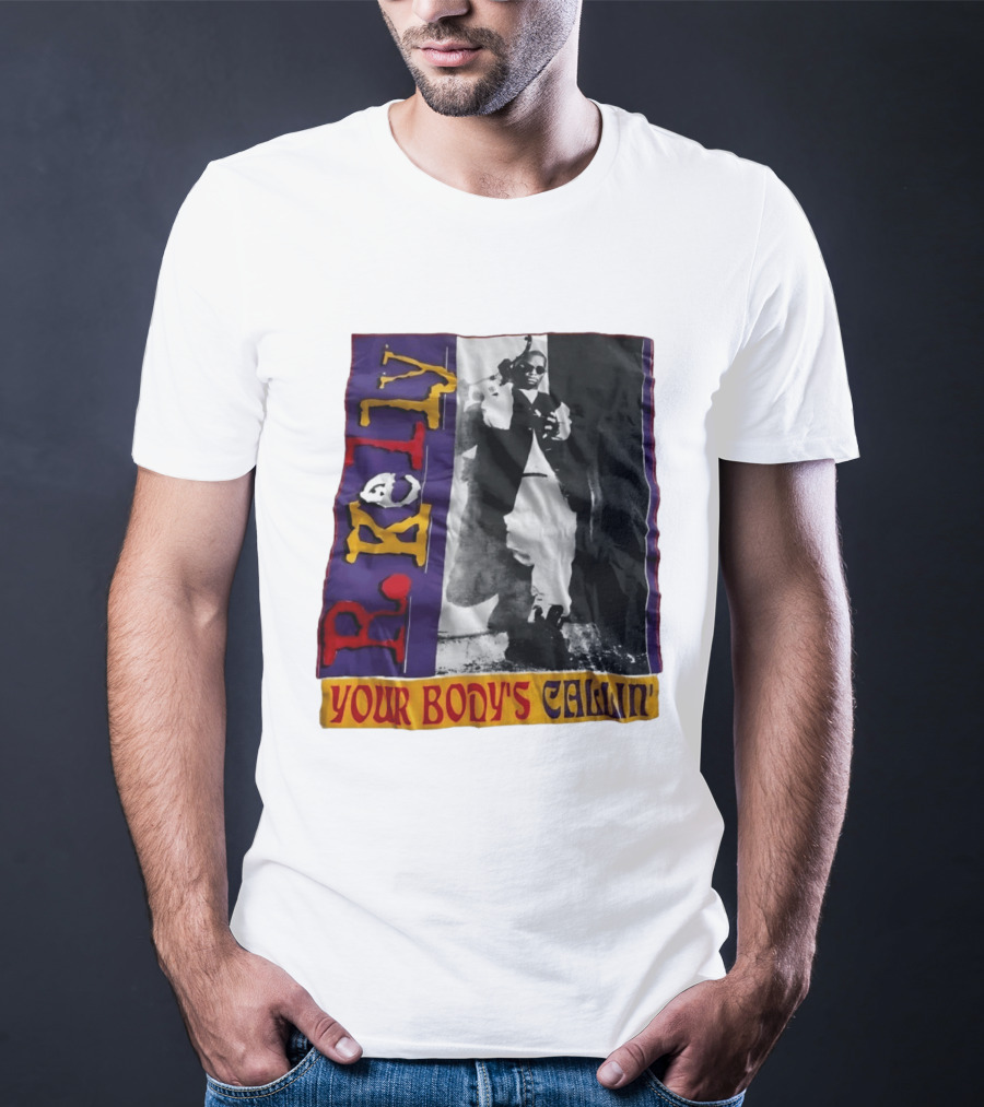 R Kelly Your Body's Callin' Vintage Style Avec Photo Iconique Et Couleurs Vives T-Shirt