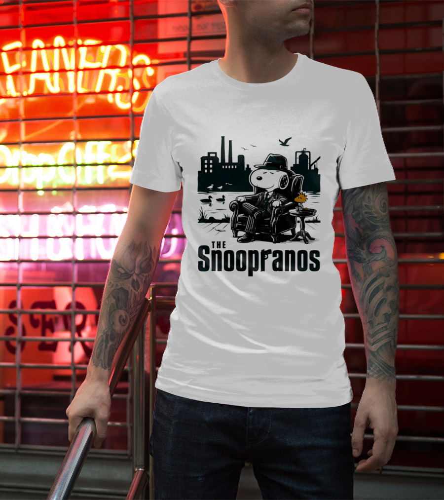 The Snoopranos Snoopy Woodstock Peanuts Mafia T-Shirt