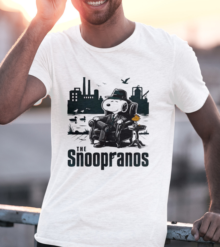 The Snoopranos Snoopy Woodstock Peanuts Mafia T-Shirt