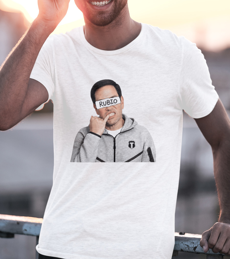 Rubio Parody Finger Gesture T-Shirt
