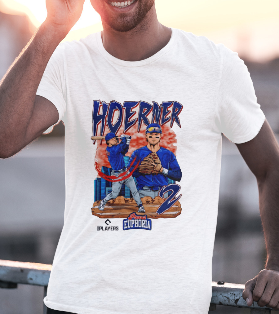 Nico Hoerner Chicago Cubs Euphoria The Players 2 Major League Baseball T-Shirt