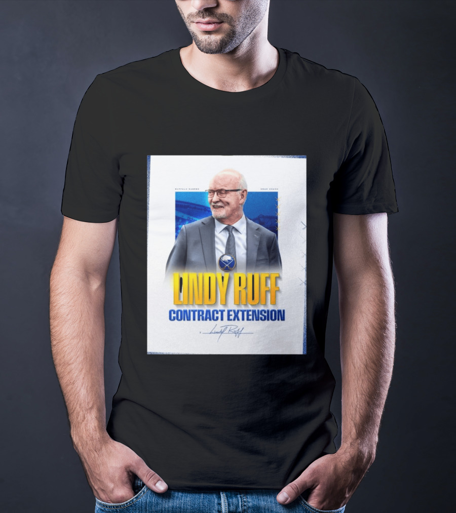 Buffalo Sabres Lindy Ruff Head Coach Contract Extension T-Shirt