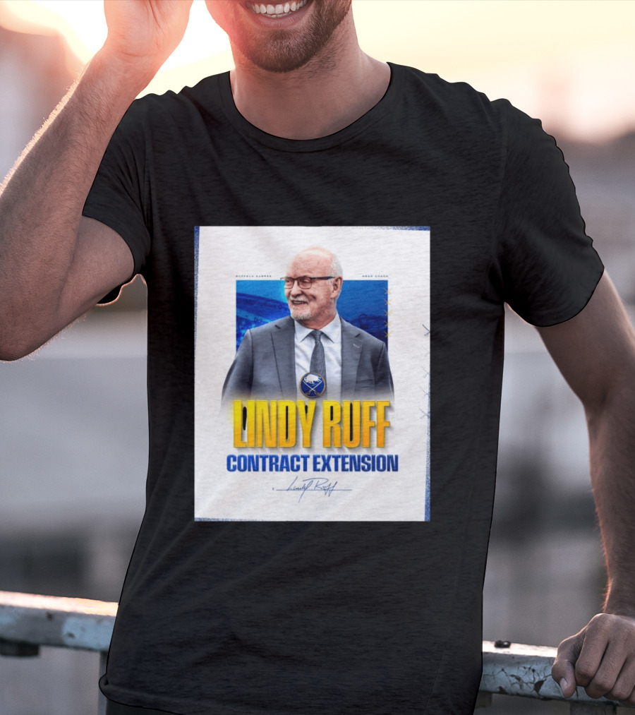 Buffalo Sabres Lindy Ruff Head Coach Contract Extension T-Shirt