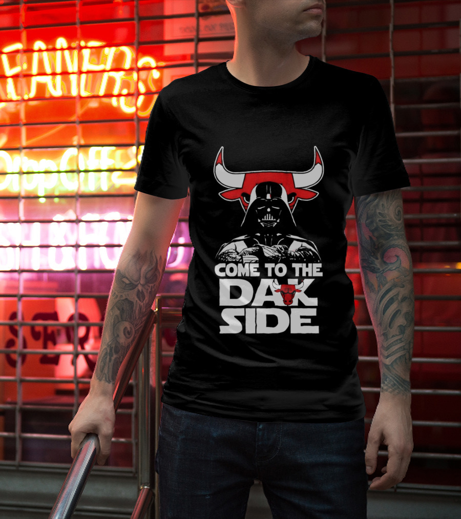 Come To The Dark Side Darth Vader Chicago Bulls Star Wars T-Shirt