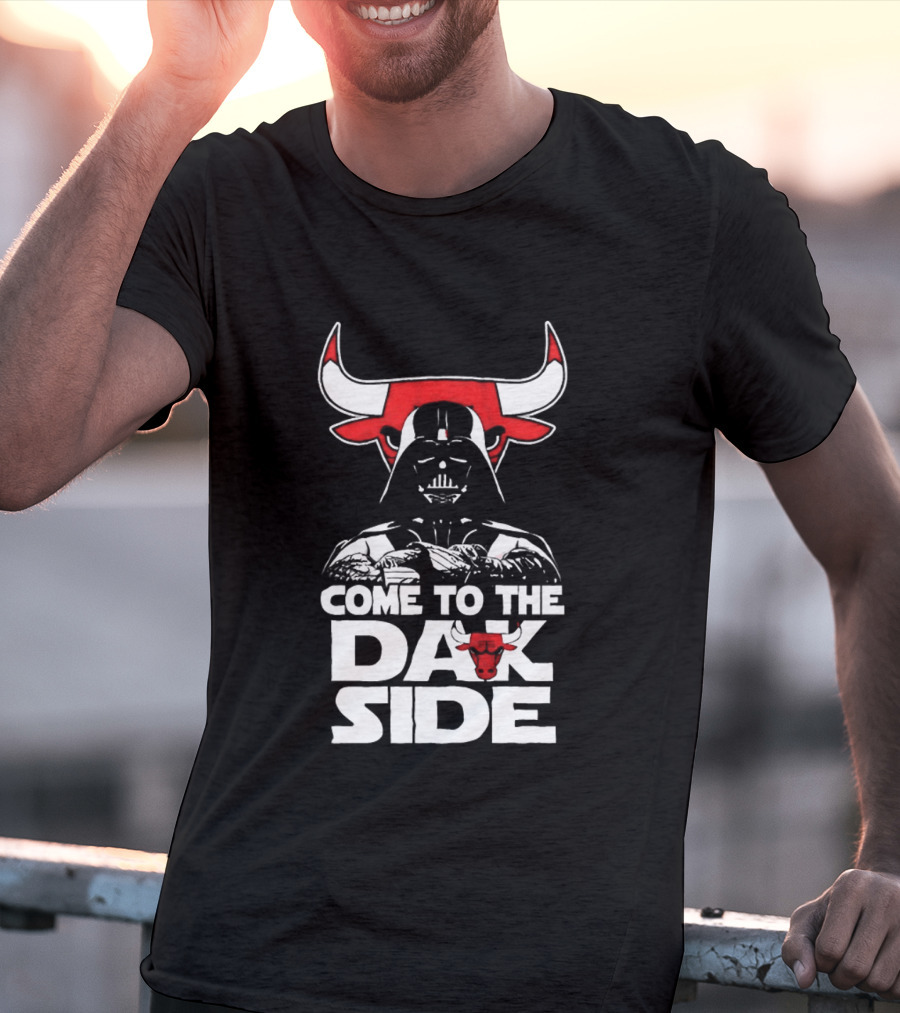Come To The Dark Side Darth Vader Chicago Bulls Star Wars T-Shirt